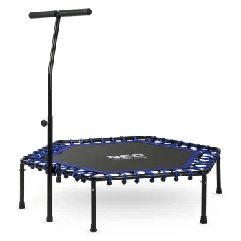 Neo Sport Fitness Trampolin S Ručkom 127 Cm, šesterokutni, Plavi 2