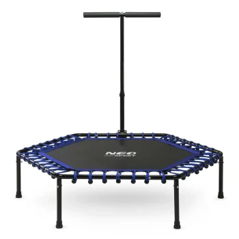 Neo Sport Fitness Trampolin S Ručkom 127 Cm, šesterokutni, Plavi 3