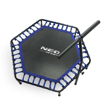 Neo Sport Fitness Trampolin S Ručkom 127 Cm, šesterokutni, Plavi 6