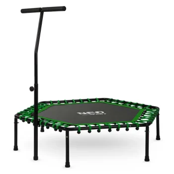 Neo Sport Fitness Trampolin S Ručkom 127 Cm, šesterokutni, Zeleni 2