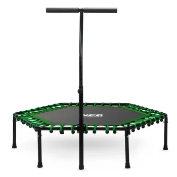 Neo Sport Fitness Trampolin S Ručkom 127 Cm, šesterokutni, Zeleni 5