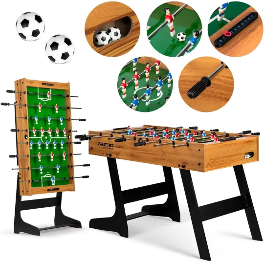 Neosport Stol Za Stolni Nogomet 121 X 61 X 80 Cm Ns 803 Drveni 1