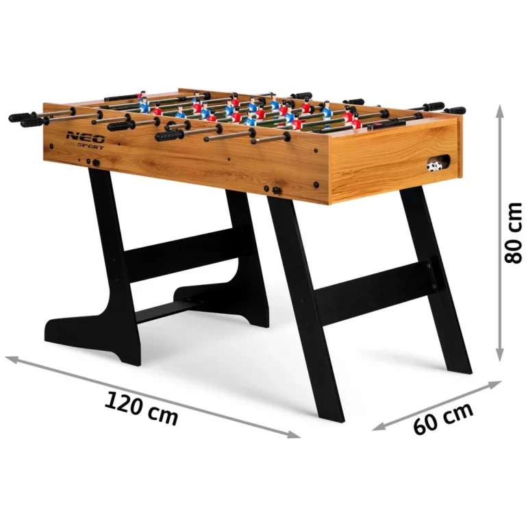 Neosport Stol Za Stolni Nogomet 121 X 61 X 80 Cm Ns 803 Drveni 8