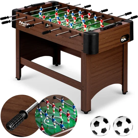 Neosport Stolni Nogomet 118x61x79 Cm Ns 804 Tamnosmeđa 1