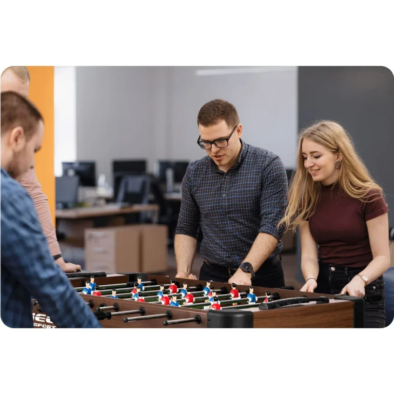Neosport Stolni Nogomet 118x61x79 Cm Ns 804 Tamnosmeđa 15