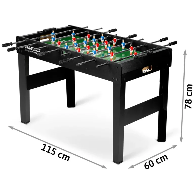 Neosport Stolni Nogomet 118x61x79 Cm Ns 805 Crni 2
