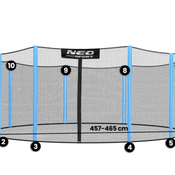 Neosport Vanjska Mreža 465 Cm 15 Stopa 10 Kom 2