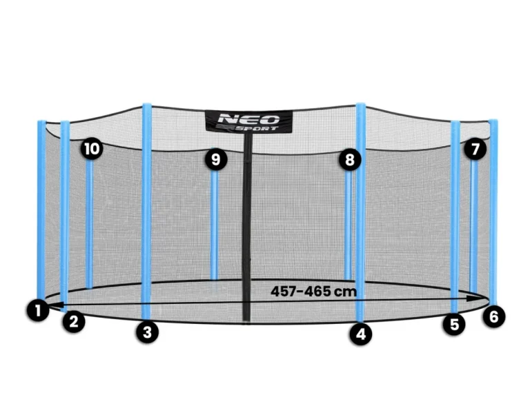 Neosport Vanjska Mreža 465 Cm 15 Stopa 10 Kom 2