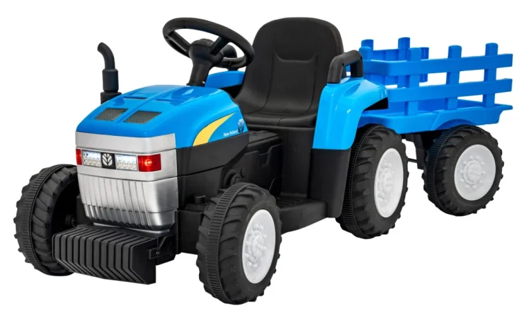 New Holland T7 Plava Prikolica Za Traktor Auto Na Akumulator 1