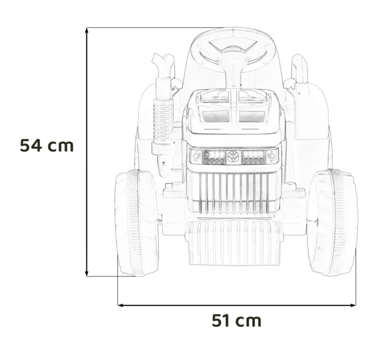 New Holland T7 Plava Prikolica Za Traktor Auto Na Akumulator 2