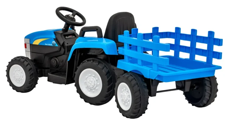 New Holland T7 Plava Prikolica Za Traktor Auto Na Akumulator 6