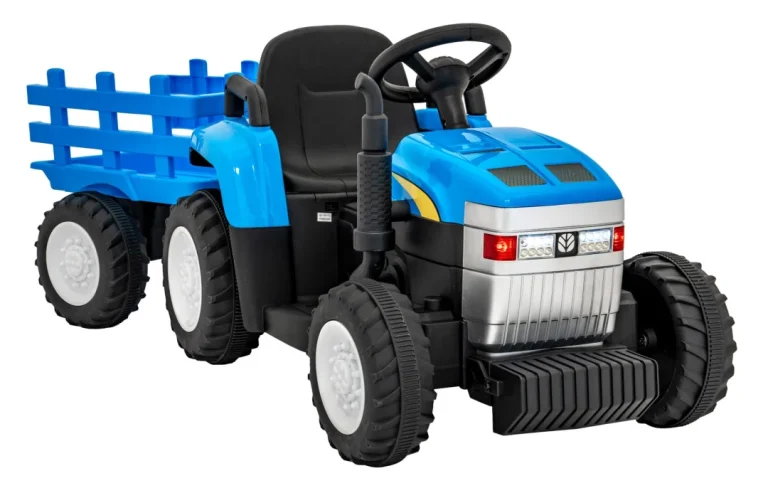 New Holland T7 Plava Prikolica Za Traktor Auto Na Akumulator 8