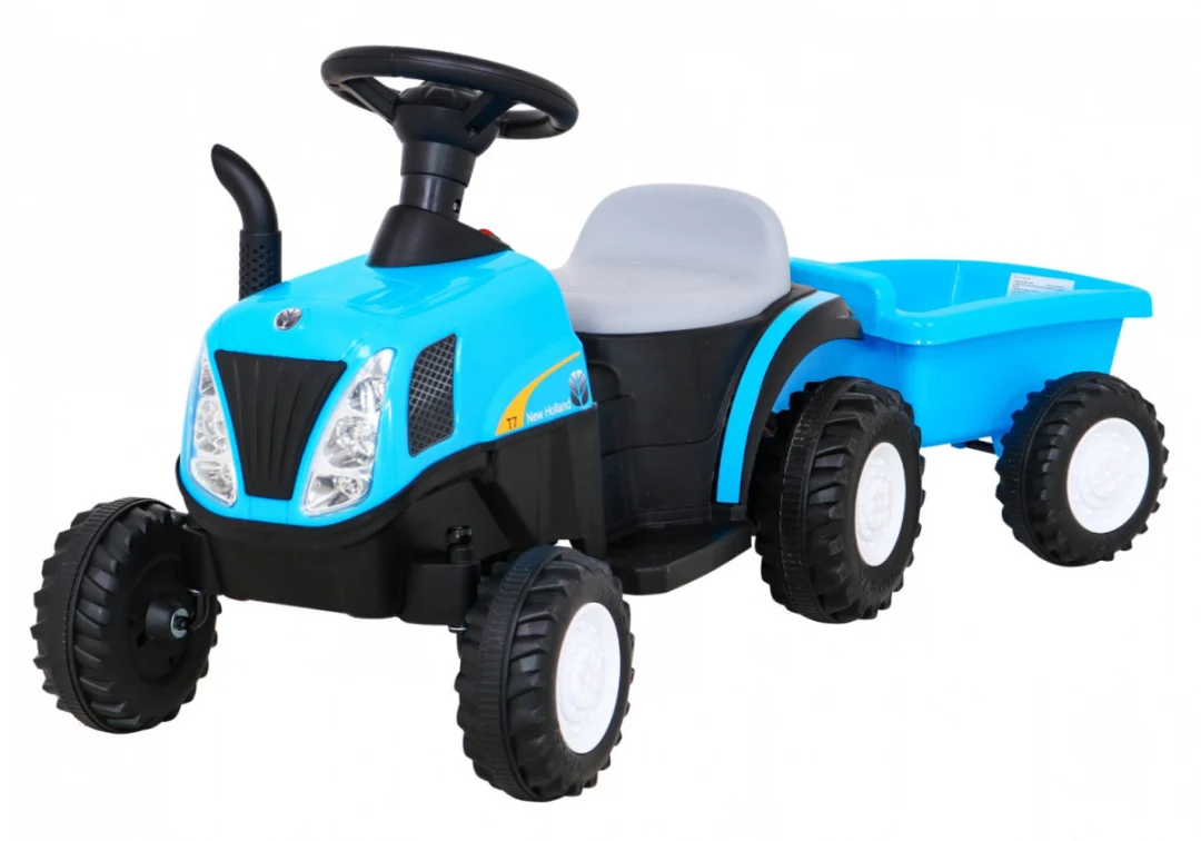 New Holland T7 Traktor S Prikolicom 12v Auto Na Akumulator 1
