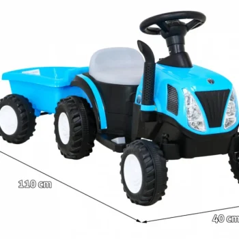 New Holland T7 Traktor S Prikolicom 12v Auto Na Akumulator 2