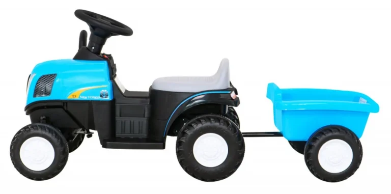 New Holland T7 Traktor S Prikolicom 12v Auto Na Akumulator 4