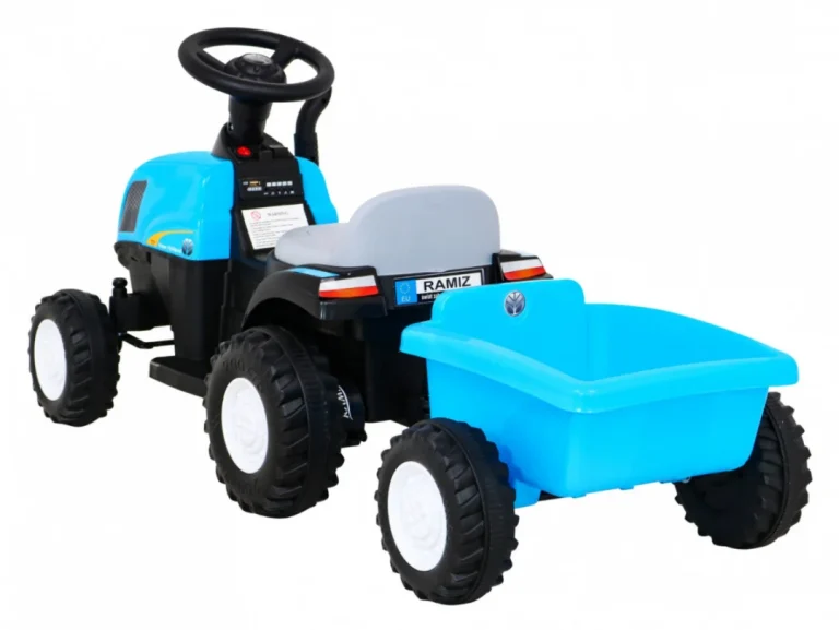New Holland T7 Traktor S Prikolicom 12v Auto Na Akumulator 5