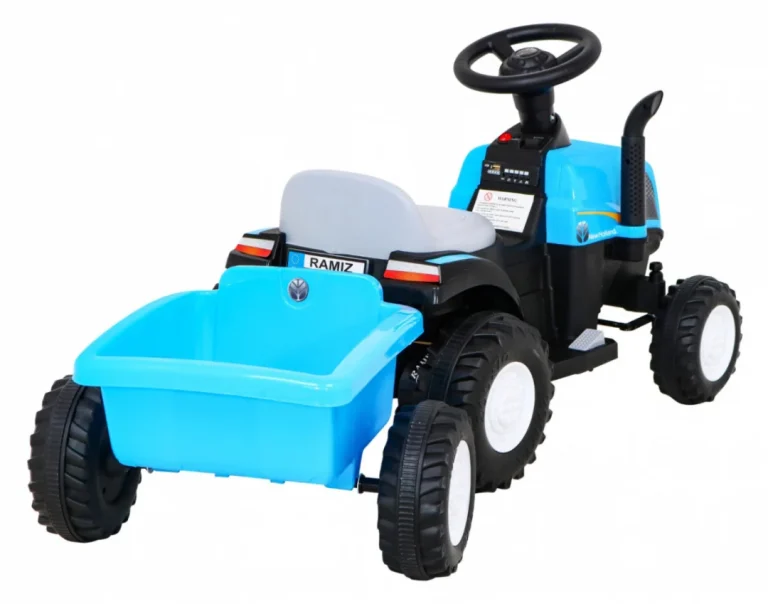 New Holland T7 Traktor S Prikolicom 12v Auto Na Akumulator 8