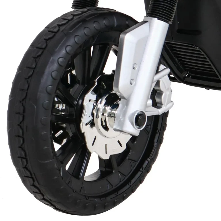 Night Rider Motor Na Baterije Za Djecu Bijeli + Pomoćni Kotači + Mp3 Usb + Gas, Bijela Motor Na Akumulator 12