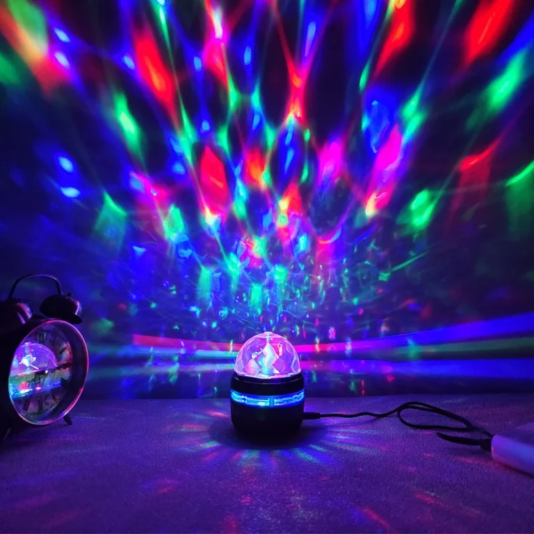 Noćna Lampa Projektor Kugla Led 360° S Daljinskim 4