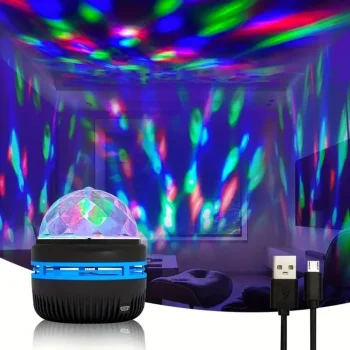 Noćna Lampa Projektor Kugla Led 360° S Daljinskim 5