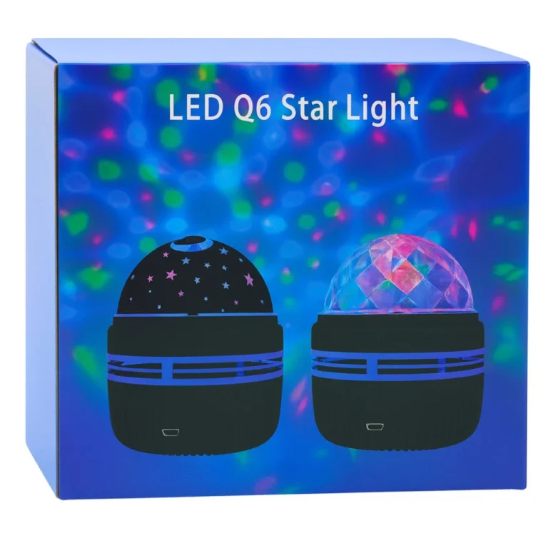 Noćna Lampa Projektor Kugla Led 360° S Daljinskim 6