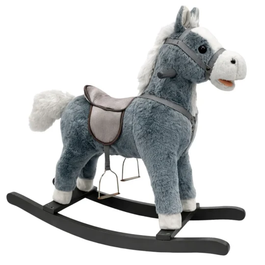 Noge Za Sedlo Za Ljuljačkog Konja Rocker Sounds Siva 74 Cm 1