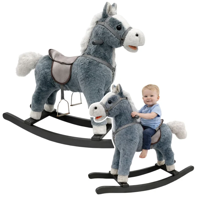 Noge Za Sedlo Za Ljuljačkog Konja Rocker Sounds Siva 74 Cm 2
