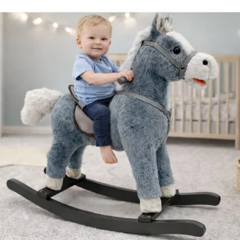 Noge Za Sedlo Za Ljuljačkog Konja Rocker Sounds Siva 74 Cm 3
