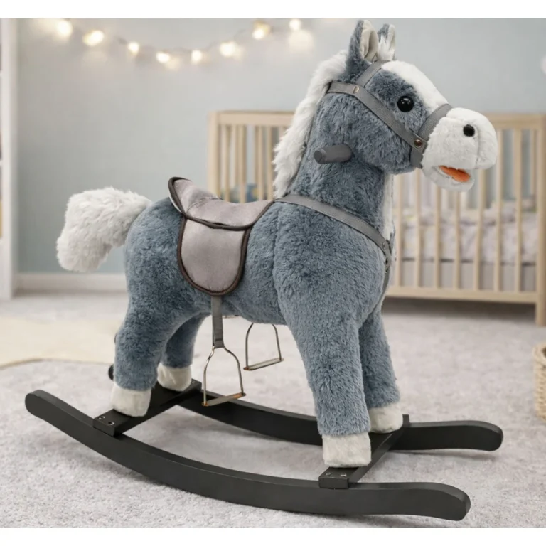 Noge Za Sedlo Za Ljuljačkog Konja Rocker Sounds Siva 74 Cm 4