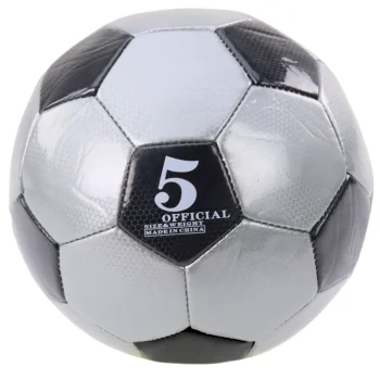 Nogometna Lopta Ø 24 Cm Veličina 5 Siva 2