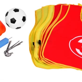 Nogometni Gol 2 U 1 Za Djecu S Loptom, Pumpom, Majicama I Markerima 4