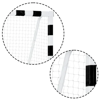 Nogometni Gol 300 X 160 X 90 Cm Ns 460 Crno Bijeli 2