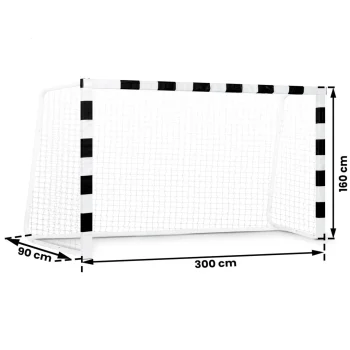 Nogometni Gol 300 X 160 X 90 Cm Ns 460 Crno Bijeli 5