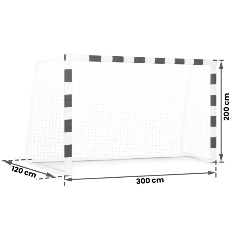 Nogometni Gol 300 X 200 X 120 Cm Ns 465 Crno Bijeli 6