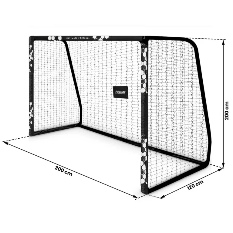 Nogometni Gol 300 X 200 X 120 Cm Ns 472 šesterokutni 4