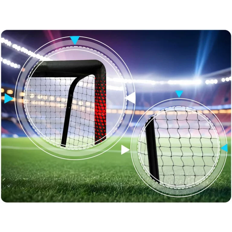Nogometni Gol 300 X 200 X 120 Cm Ns 473 Crno Crveni 2