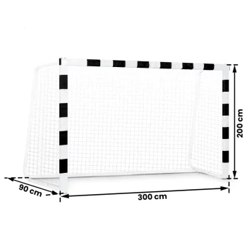 Nogometni Gol 300 X 200 X 90 Cm Ns 465 Crno Bijeli 11