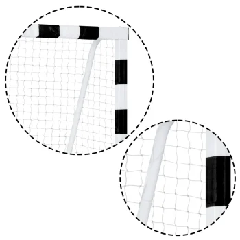 Nogometni Gol 300 X 200 X 90 Cm Ns 465 Crno Bijeli 4