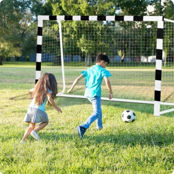 Nogometni Gol 300 X 200 X 90 Cm Ns 465 Crno Bijeli 8