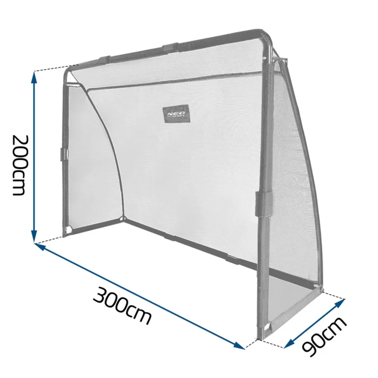 Nogometni Gol 300 X 200 X 90 Cm Ns 497 Crni 10