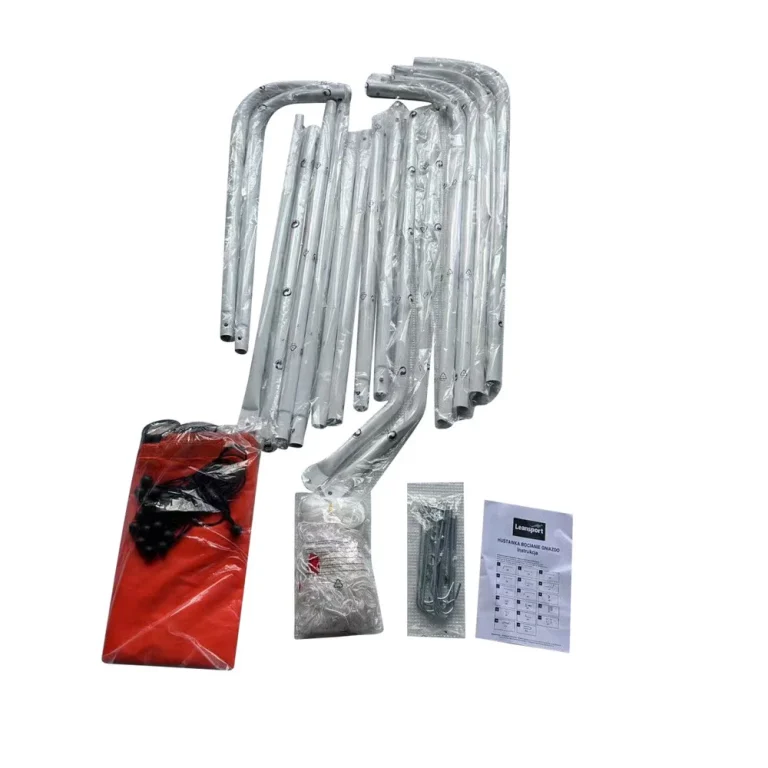 Nogometni Gol Za Trening S Podlogom Za Mete, Crveni, 213×152×75 Cm 4