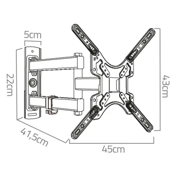Nosač Za Tv Humberg 17–56 Inča Do 30 Kg 14