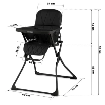 Nuco Stolica Za Hranjenje Crna (7170) 5