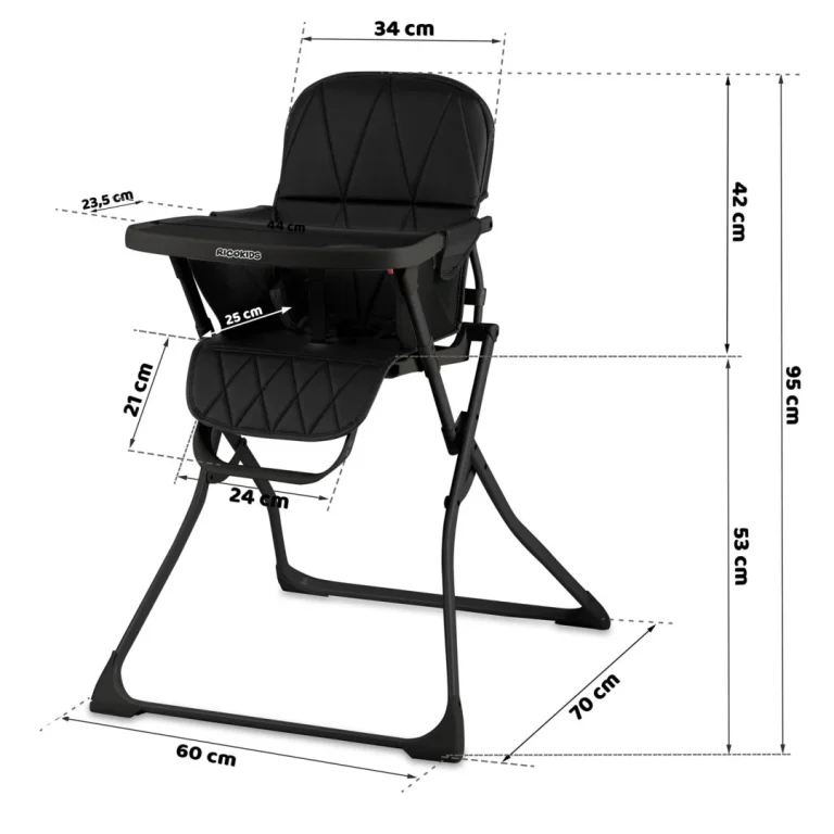 Nuco Stolica Za Hranjenje Crna (7170) 5