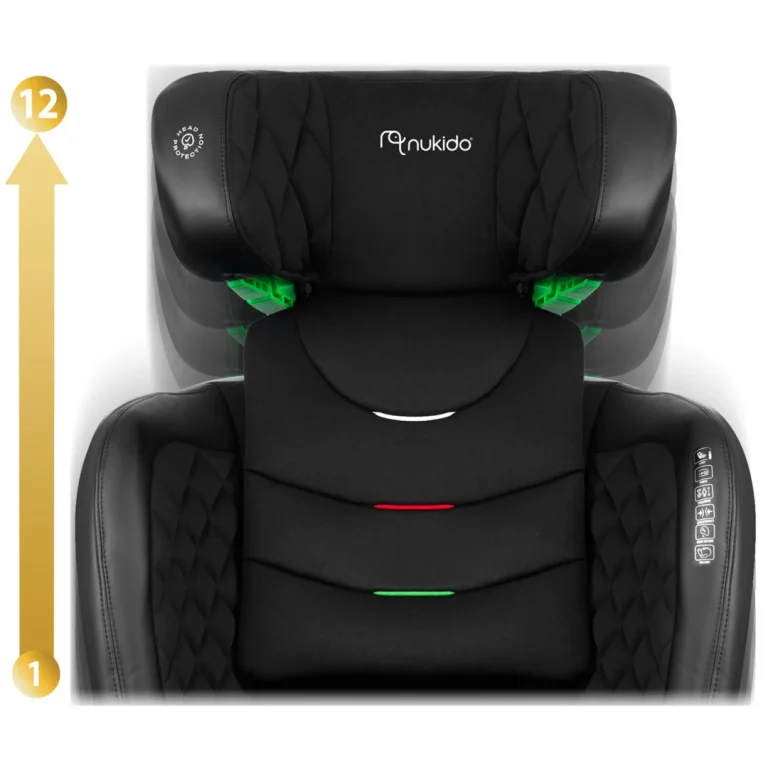 Nukido Louis Autosjedalica Crna 15 36 Kg Isofix 9