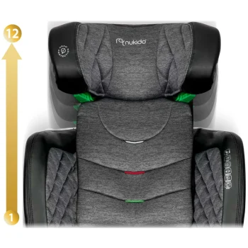 Nukido Louis Autosjedalica Crna/siva 15 36 Kg Isofix 11