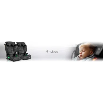 Nukido Louis Autosjedalica Crna/siva 15 36 Kg Isofix 17