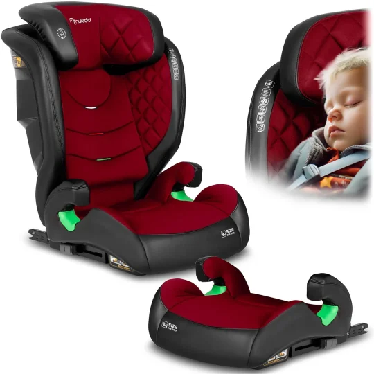 Nukido Louis Autosjedalica Crno Crvena 15 36 Kg Isofix 1