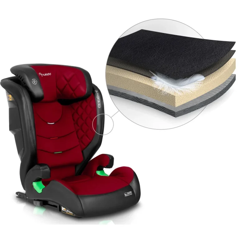 Nukido Louis Autosjedalica Crno Crvena 15 36 Kg Isofix 13