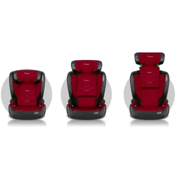 Nukido Louis Autosjedalica Crno Crvena 15 36 Kg Isofix 15